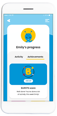 Active learning PE, BURSTS app